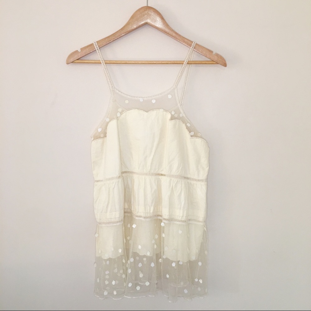 See by Chloe Lace/Mesh Camisole Size 4